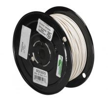 Satco Products Inc. 93/203 - Lighting Bulk Wire; 18/1 Solid 105C AWM TFN-PVC; Nylon; 500 Foot/Spool; White