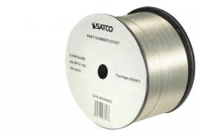 Satco Products Inc. 93/307 - Lamp And Lighting Bulk Wire; 18/2 SPT-2 105C; 2500 Foot/Reel; Clear Silver