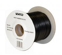 Satco Products Inc. 93/315 - Lighting Bulk Wire; 18/1 Stranded AWM 105C UL 1015; 500 Foot/Spool; Black