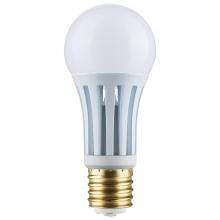 Satco Products Inc. S11490 - 10/22/34 Watt PS25 LED Three-Way Lamp; E39d Mogul Base; 2700K; White Finish; 120 Volt