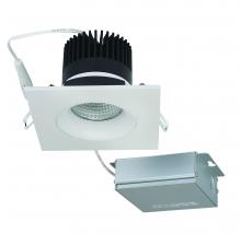 Satco Products Inc. S11627 - 12 watt LED Direct Wire Downlight; Gimbaled; 3.5 inch; 3000K; 120 volt; Dimmable; Square; Remote