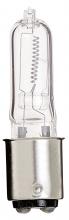 Satco Products Inc. S1981 - 50 Watt; Halogen; T4; Clear; 2000 Average rated hours; 750 Lumens; DC Bay base; 120 Volt
