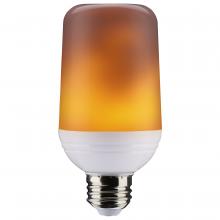 Satco Products Inc. S29806 - 2.5 Watt LED Flame Bulb; T19; Medium Base; 120 Volt