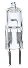 Satco Products Inc. S3179 - 5 Watt; Halogen; T3; Clear; 2000 Average rated hours; 50 Lumens; Bi Pin G4 base; 12 Volt