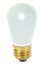 Satco Products Inc. S3966 - 11 Watt S14 Incandescent; Frost; 2500 Average rated hours; 65 Lumens; Medium base; 130 Volt