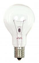 Satco Products Inc. S4164 - 40 Watt A15 Incandescent; Clear; Appliance Lamp; 1000 Average rated hours; 420 Lumens; Intermediate