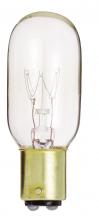 Satco Products Inc. S4719 - 15 Watt T7 Incandescent; Clear; 2500 Average rated hours; 95 Lumens; DC Bay base; 130 Volt; Carded
