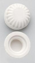 Satco Products Inc. S70/582 - 2 Plastic Lock-Up Caps; White Finish