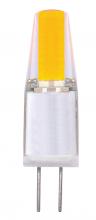Satco Products Inc. S8600 - 1.6W; JC LED; 3000K; G4 base; Carded; 12 Volt AC/DC; Carded