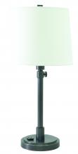 House of Troy TH751-OB - Townhouse Adjustable Table Lamp with Convenience Outlet