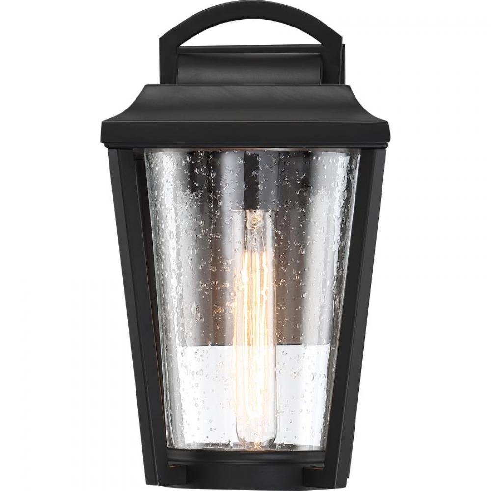 Lakeview 1 Light Small Lantern - Aged Br