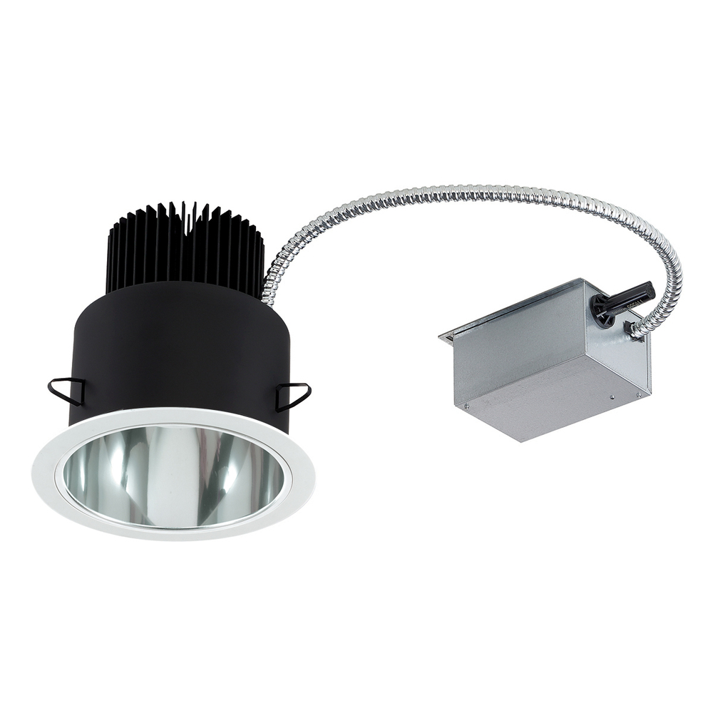 LED Rec, 6in, Rm Hsng, 60w, Wh/chr