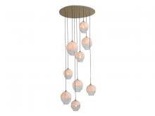 Avenue Lighting HF8149-BB-WH - Sonoma Ave. Collection 9 Light Pendant Cluster