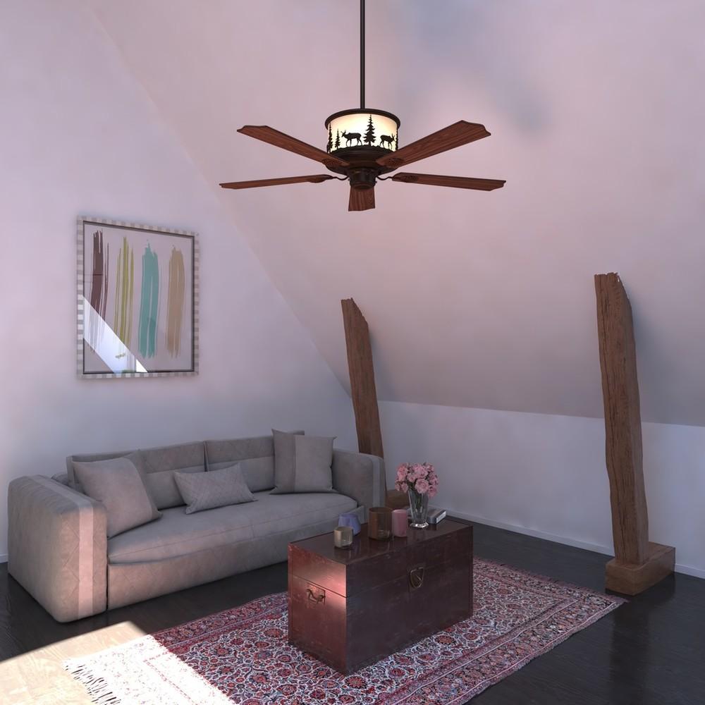 Vaxcel International Yellowstone Moose Ceiling Fan - Thumbnail 5
