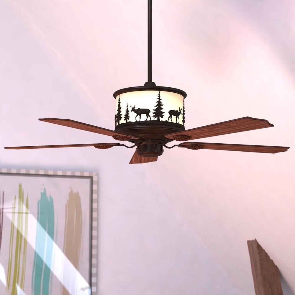 Vaxcel International Yellowstone Moose Ceiling Fan - Thumbnail 4