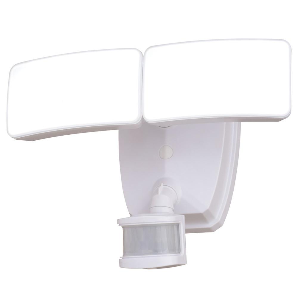 Zeta 2 Light LED Outdoor Motion Sensor Smart Home Flood Light White