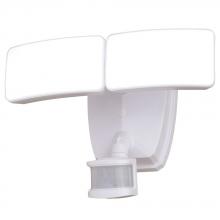 Vaxcel International T0620 - Zeta 2 Light LED Outdoor Motion Sensor Smart Home Flood Light White