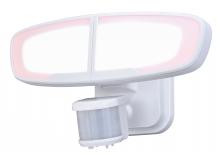Vaxcel International T0412 - Omicron 2L LED Motion Sensor Dusk to Dawn Outdoor Security Flood Light White