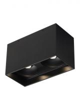 Visual Comfort & Co. Modern Collection 700FMEXOD630BB-LED935 - Exo 6 Dual Flush Mount