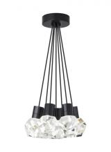 Visual Comfort & Co. Modern Collection 700TDKIRAP7BB-LEDWD - Modern Kira dimmable LED Ceiling Pendant Light in a Black finish