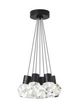 Visual Comfort & Co. Modern Collection 700TDKIRAP7YB-LED922 - Modern Kira dimmable LED Ceiling Pendant Light in a Black finish