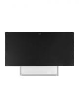 Visual Comfort & Co. Modern Collection 700OFMSQGE9275BUNV - Modern Square Geometric Small Ceiling Flush Mount Light in a Black finish