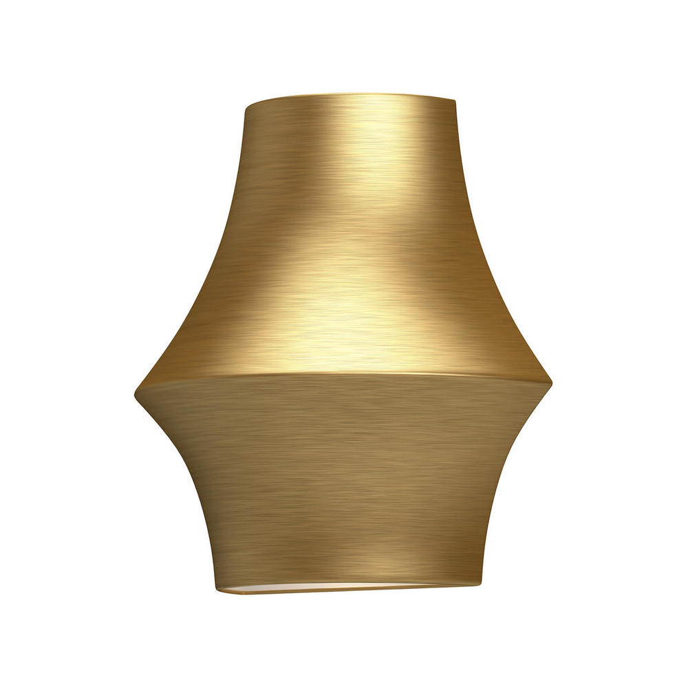 Emiko 10-in Brushed Gold 1 Light Wall/Vanity