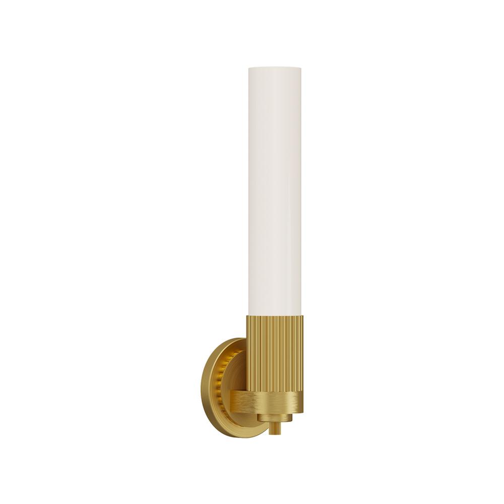 RUE|5"|WALL VANITY|BRUSHED GOLD|E26|60W