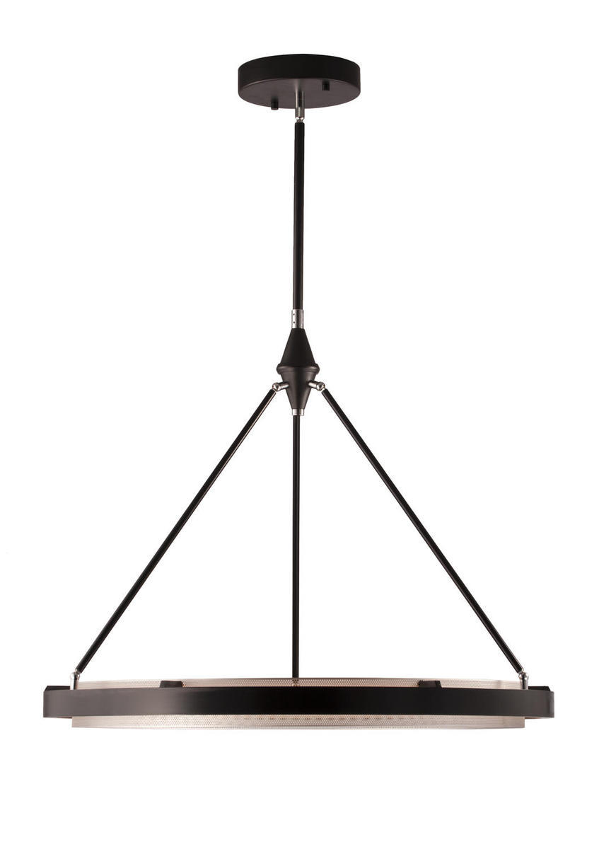 DUO PENDANT LED CLASSIC BLACK SILVER SHIMMER
