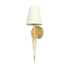 Alora Lighting WV351101VBFG - Kimpton Gold Flake/Vintage Brass 1 Light Wall/Vanity
