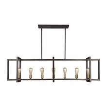 Visual Comfort & Co. Studio Collection F3148/7NWB - Large Linear Chandelier