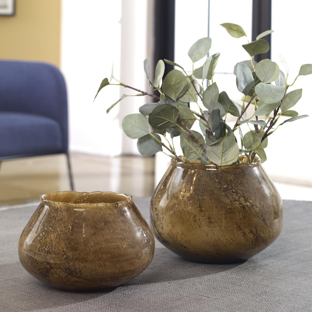 Uttermost Tortoise Glass Vase - Thumbnail 2