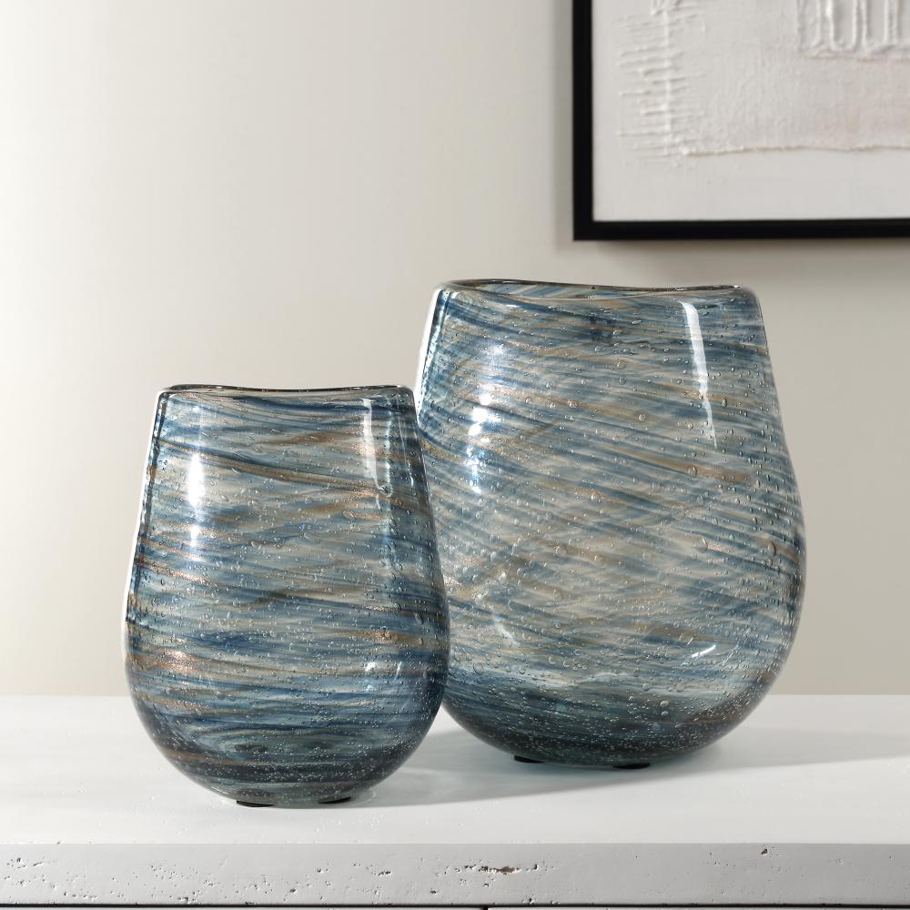Uttermost Aurora Swirl Vase - Thumbnail 4