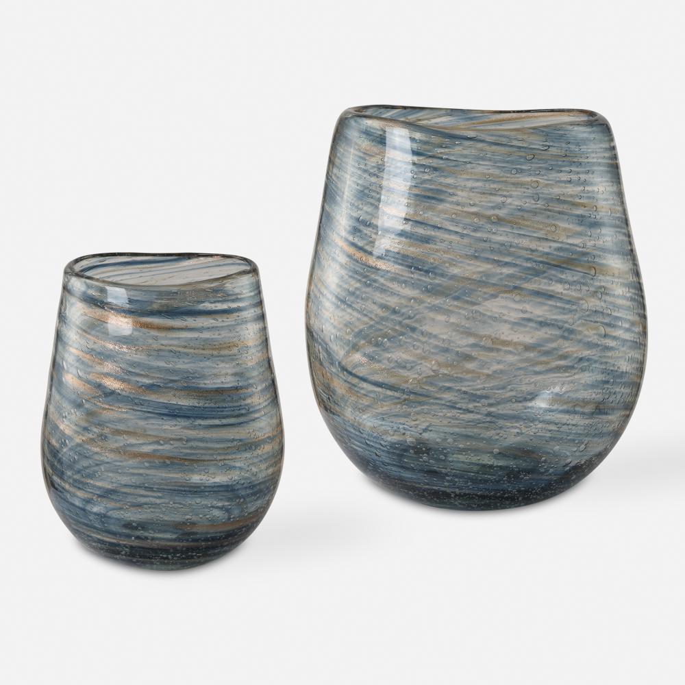 Uttermost Aurora Swirl Vase