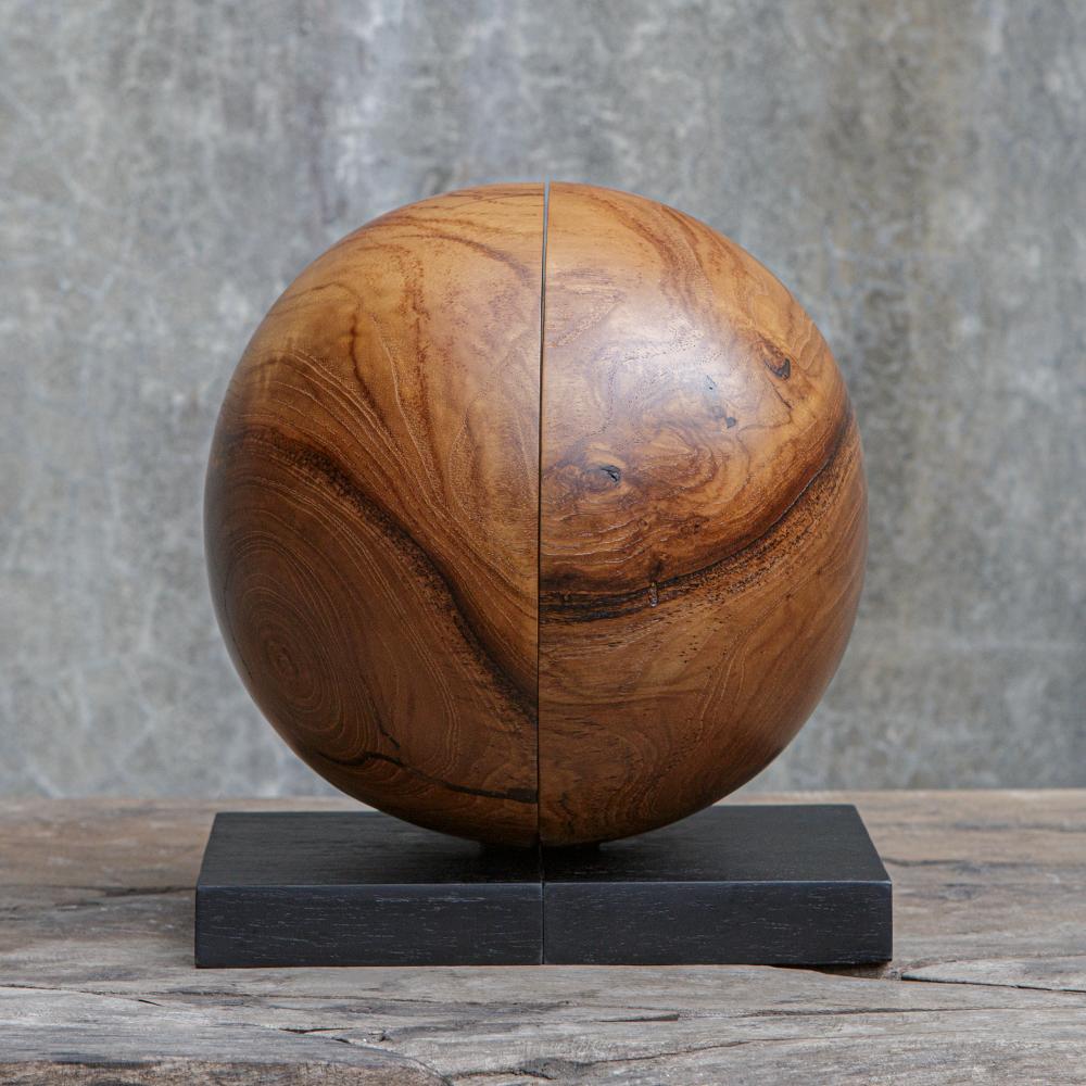 Uttermost Teak And Noir Bookends - Thumbnail 5