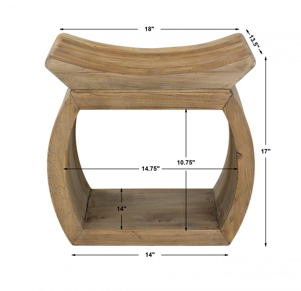 Uttermost Connor Accent Stool - Thumbnail 5