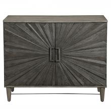 Uttermost 25085 - Uttermost Shield Gray Oak 2 Door Cabinet