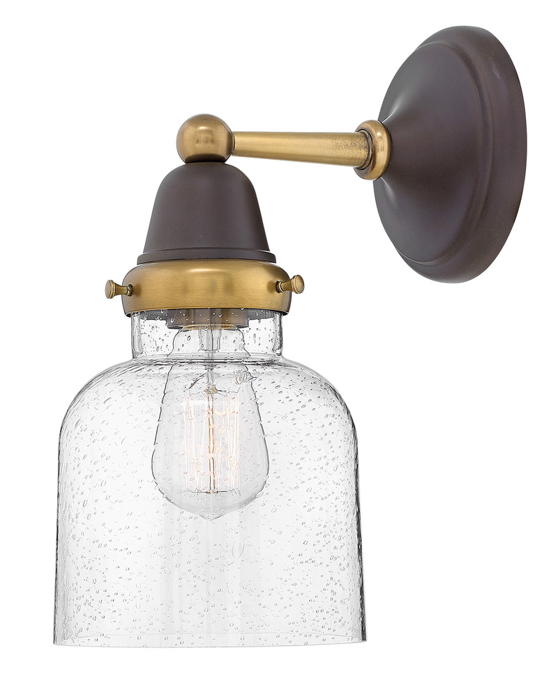 Cylinder Glass Single Light Sconce