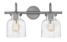 Hinkley 50122AN - Cylinder Glass Two Light Vanity