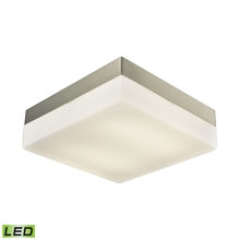 ELK Home FML2030-10-16M - Wyngate 2-Light Square Integrated LED Flush Mount in Satin Nickel with Opal Glass - Large