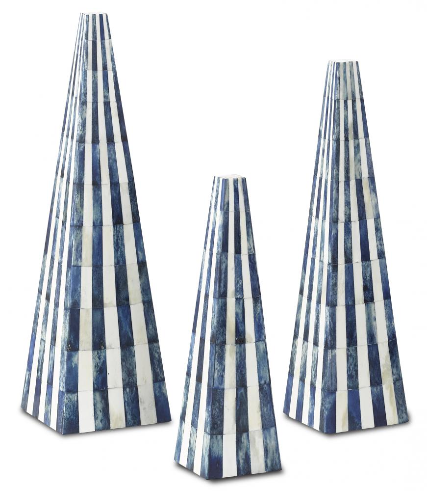 Ossian Blue Obelisk Set