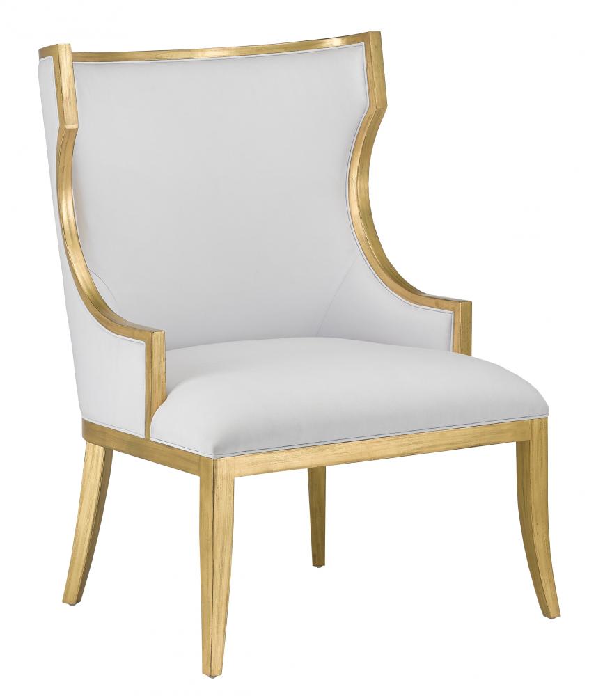 Garson Gold Muslin Chair