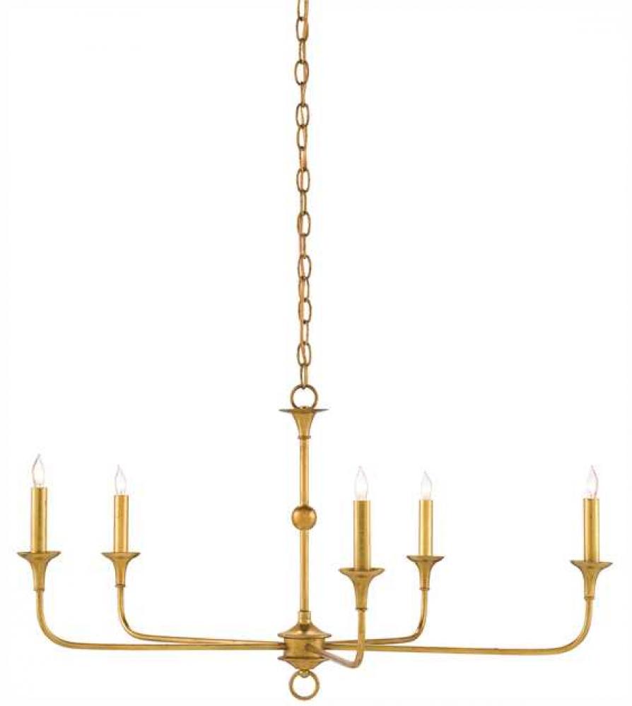 Nottaway Small Gold Chandelier