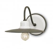 Currey 5154 - Eastleigh Gray & White Wall Sconce